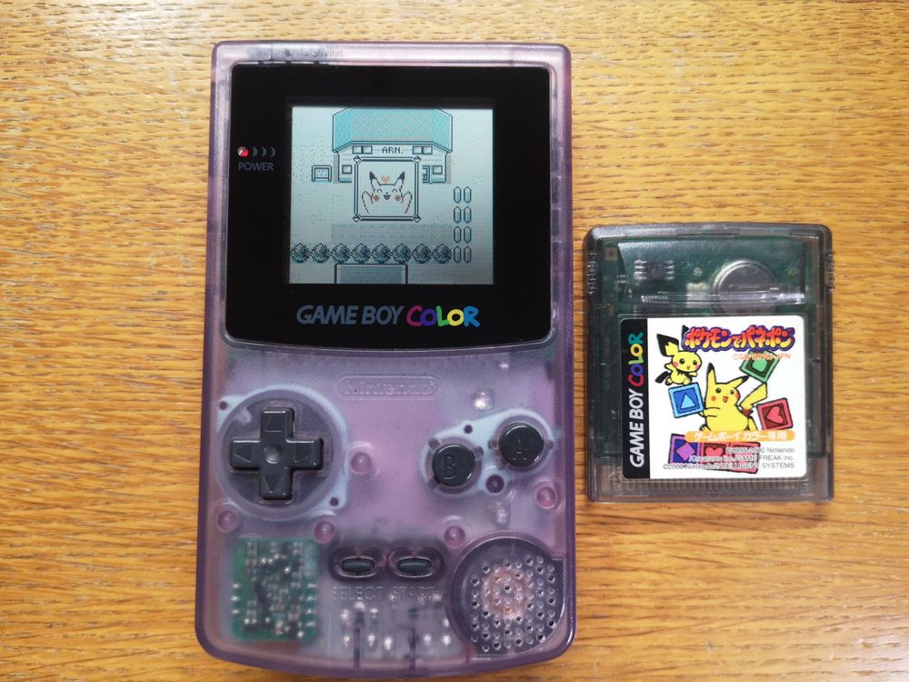 Nintendo Game Boy Color Atomic Purple Transparent + Pokemon (Gebraucht ...