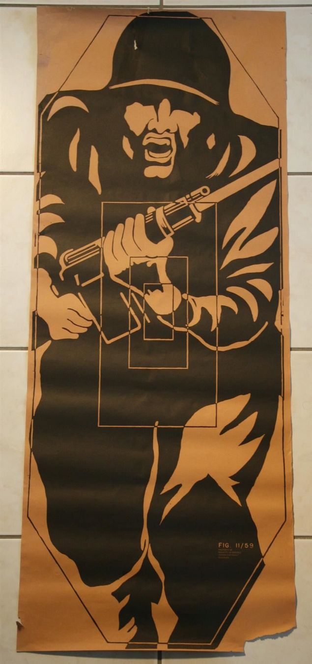 Classici del design: Zielscheibe GB, Shooting Target Poster – Usato da Birrwil venduto da brandschatz_birrwil