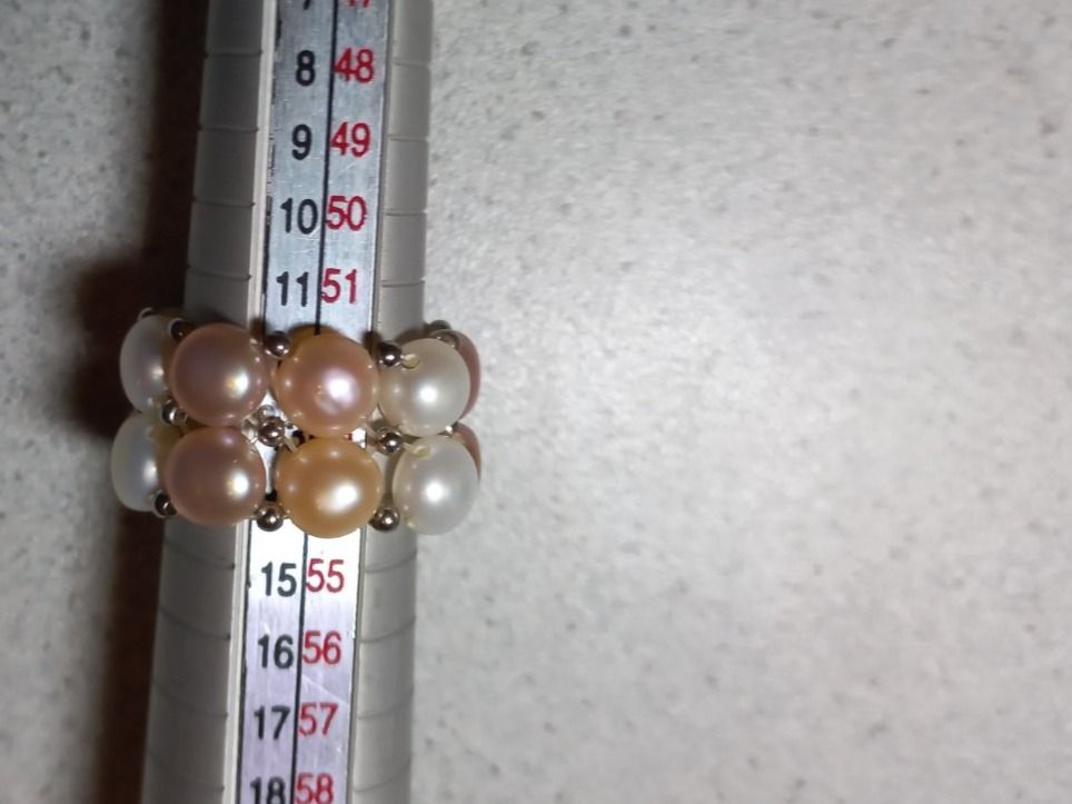 Anelli: Perlen Fingerring Elastisch,  Grösse 54 – Usato da Winistorf venduto da acreativ2 2