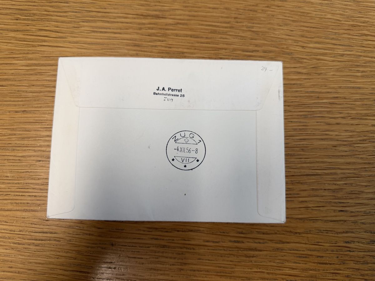 Tutti i francobolli: FDC Pro Juventute Satz Bern 1.12.1956 – Usato da Murgenthal venduto da Tina_4055 1
