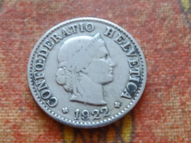 Tutti le monete: 5 Rp. 1922  (A) – Usato da Romanel-sur-Lausanne venduto da Swift13