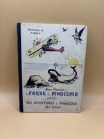 Livre Ancien Pinocchio Suite Illustrée F. Hafner