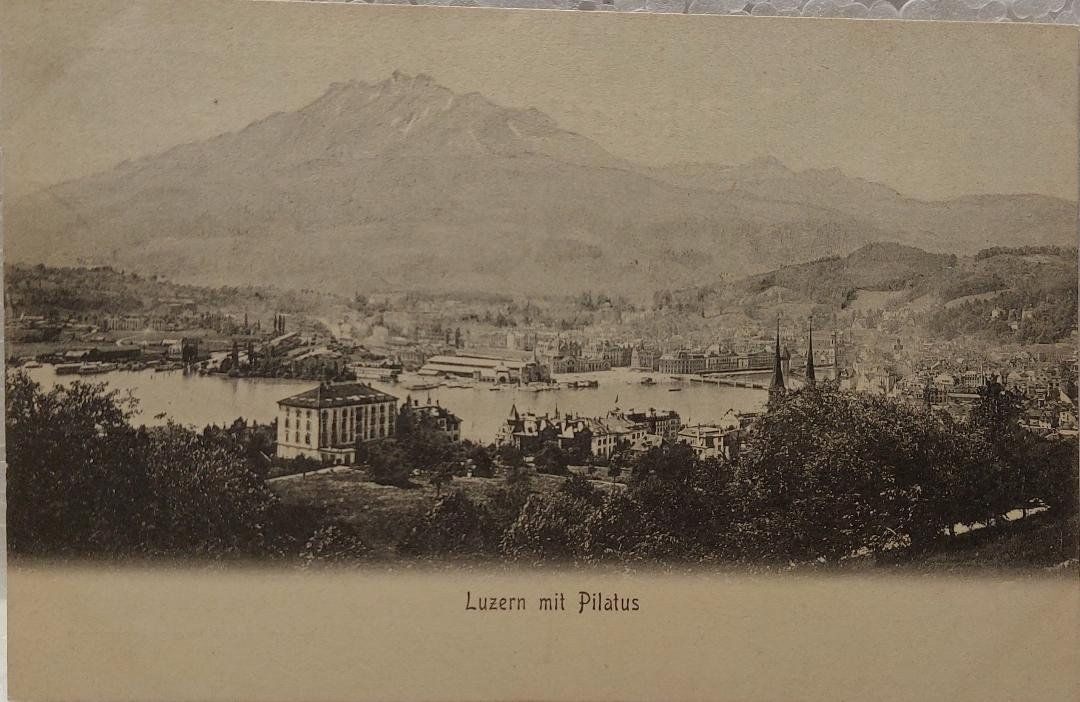 Cartes postales: LUZERN  mit Pilatus – D'occasion à Delémont par Domdom1