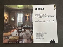 1x Eintritt für Erwachsene ins Schloss Heidegg