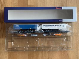 ROCO 76416 Doppeltaschen-Gelenkwagen Wascosa Inter Cargo DC