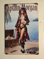 Blechschild von Captain Morgan neuwertig. (nov401)