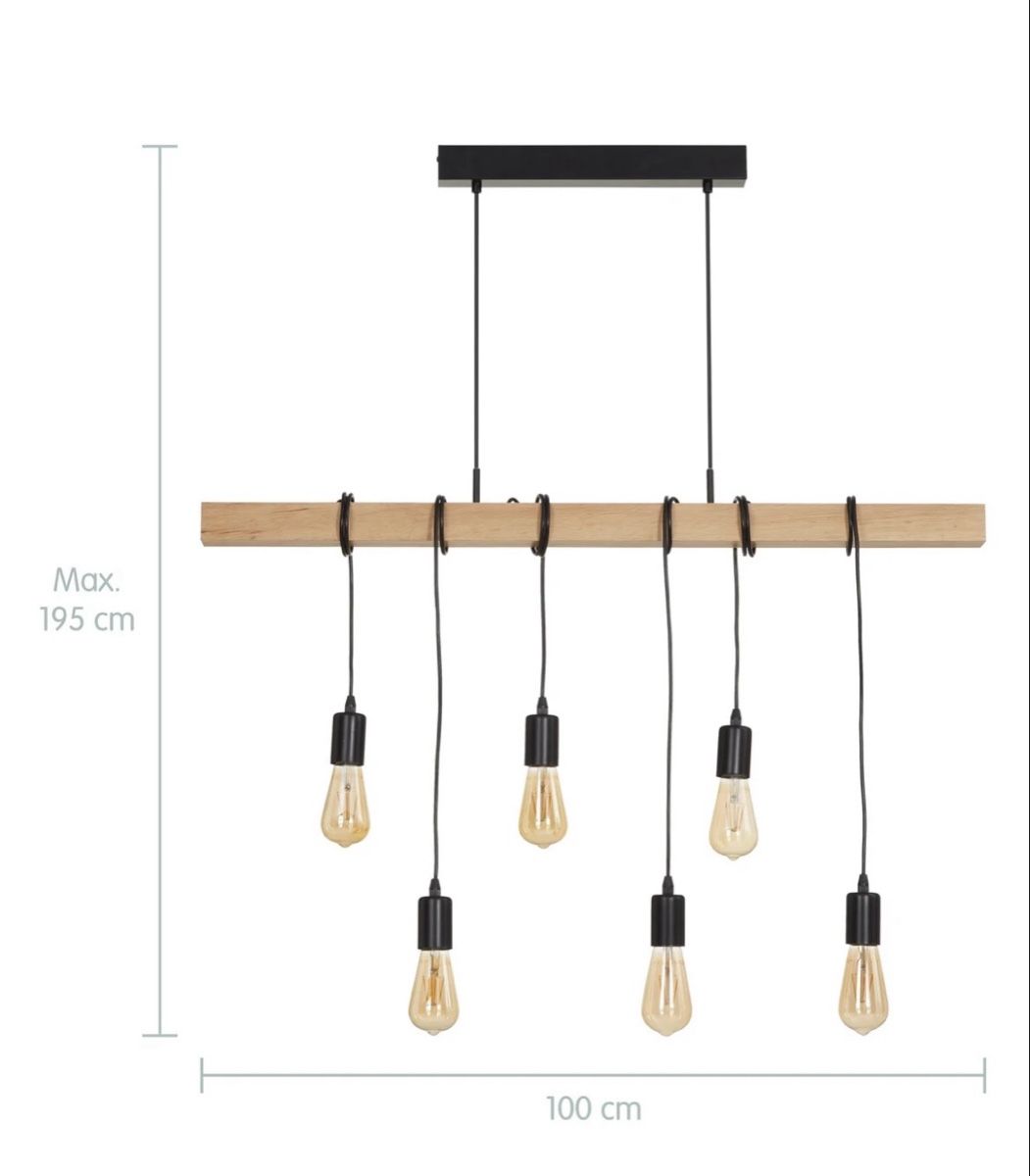 Micasa Lampadari & plafoniere: Micasa Pendelleuchte 6 flammig – Usato da Winterthur venduto da LeonoraCor