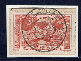 Fragment 142 Vollstempel Schweiz. Zollamt Kleinhüningen
