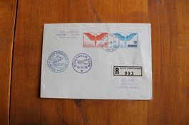 1938 LuPo Erster Postfliug n Stockholm, schöne MiF