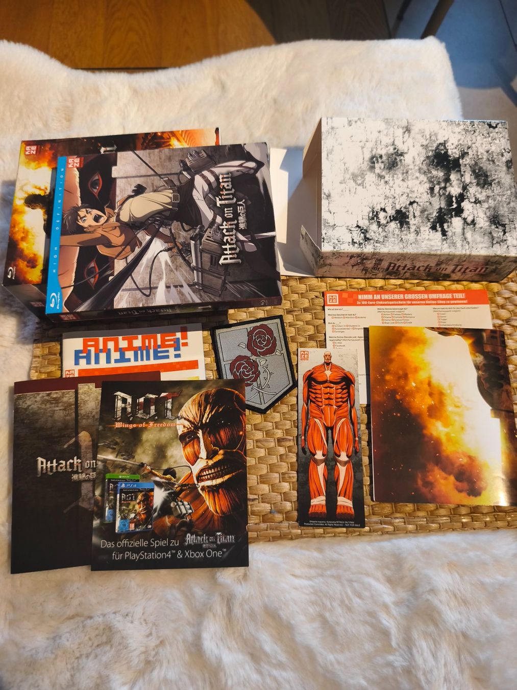 Tutti i DVDs: Attack on Titan - Staffel 1 - Blu-ray - Sammelschuber – Usato da Huttwil venduto da MrsCreed 3