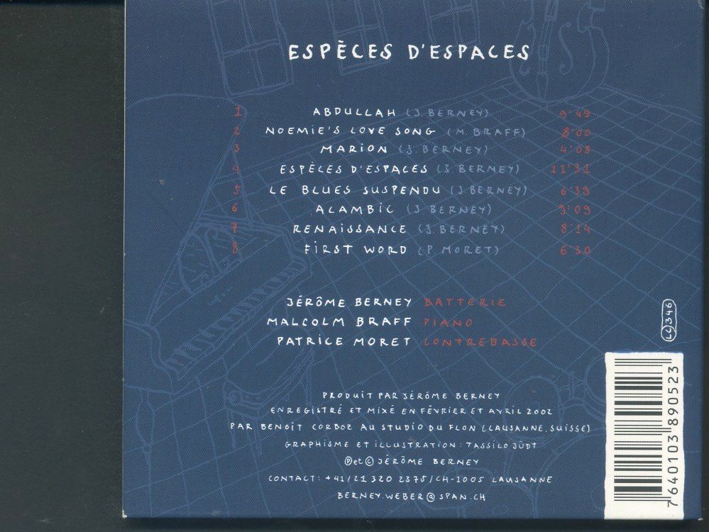 CDs: Espèces d'espaces - Malcolm Braff – Gebraucht aus Delémont von MaxPlan 1
