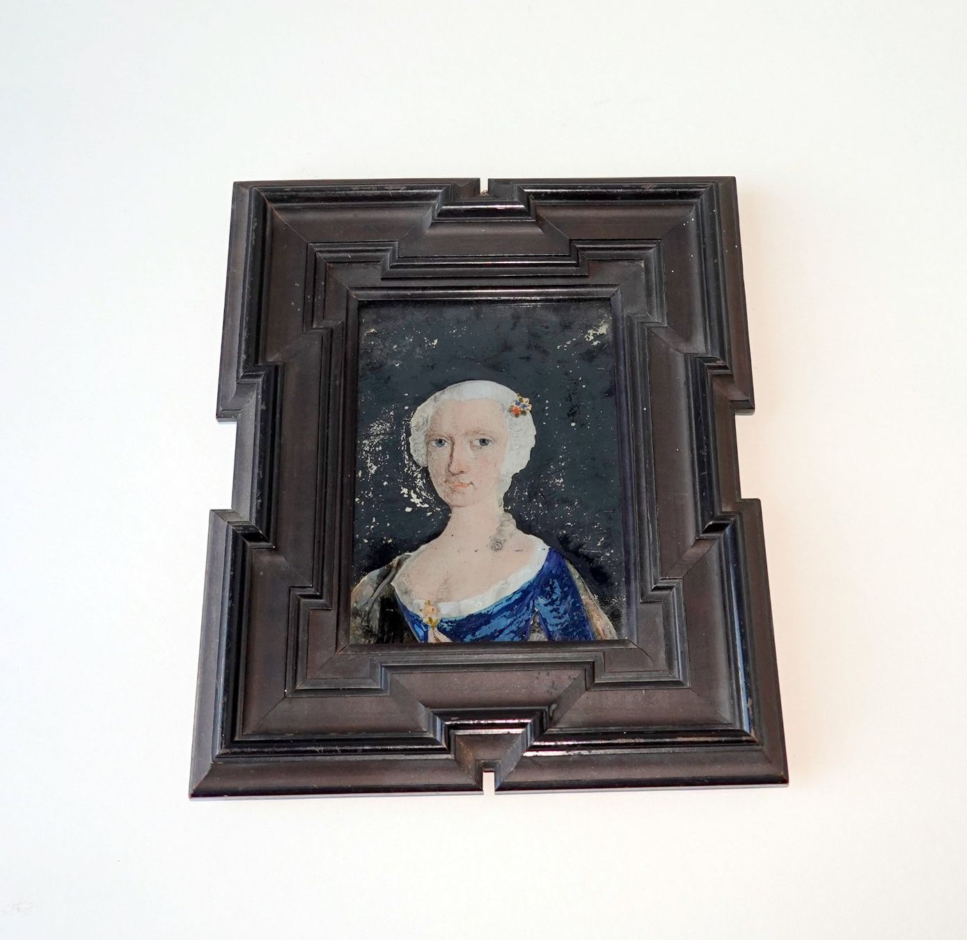Dipinti: Damen-Portrait  Hinterglasmalerei – Usato da Brunnen venduto da brocundfloh