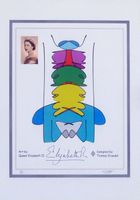 Queen Elizabeth II - Druck original-signiert