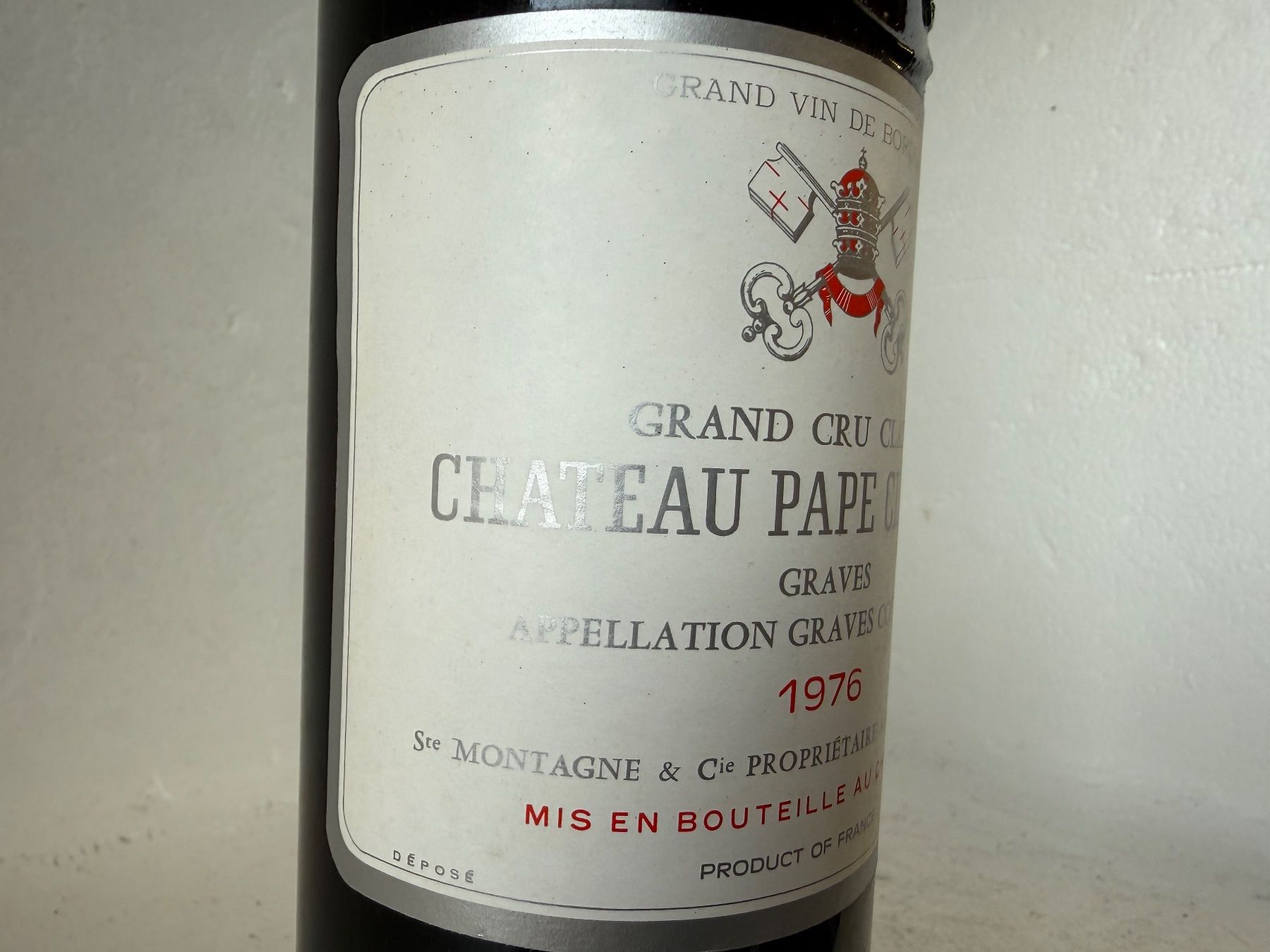 1 schöne Flasche Château Pape Clement AC Graves 1976... (Neu und ...