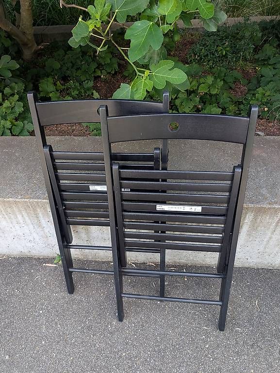 Ikea Sedie: 2 Stk. IKEA TERJE Klappstuhl schwarz – Nuovo (secondo la descrizione) da Frauenfeld venduto da Yuriy 2