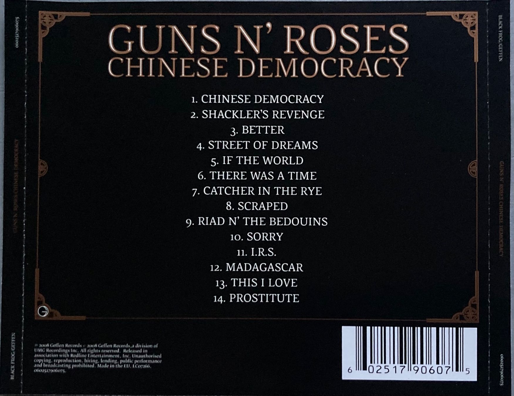 Vinyles: GUN'S N' ROSES - CHINESE DEMOCRACY – D'occasion à Poliez-Pittet par Newtown-Records 1