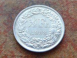 1/2 Fr. 1958  (B)