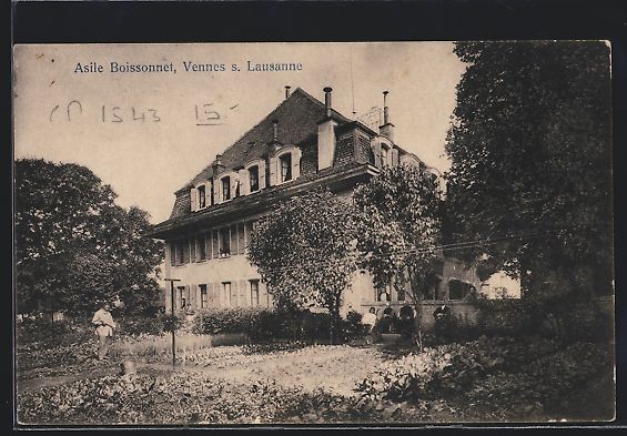 Cartes postales: AK Vennes s. Lausanne, Asile Boissonnet – D'occasion à Berlin par bartko-reher