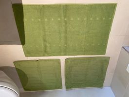 Badteppich Set Grün 3-teilig MOEVE