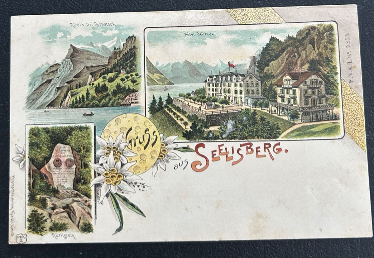 Ansichtskarten: Gruss aus Seelisberg Litho  – Gebraucht aus Horw von Tellbub