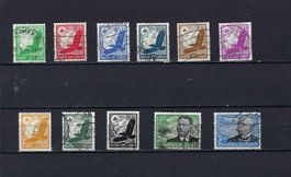DR 1934 Flugpost 529 - 539 X gest.