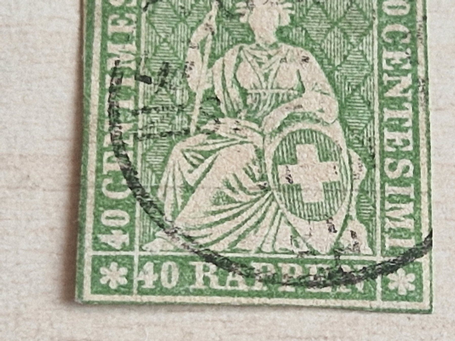 Tutti i francobolli: Strubel 26G, signiert, ab 1.- – Usato da Burgdorf venduto da Glossy01 3