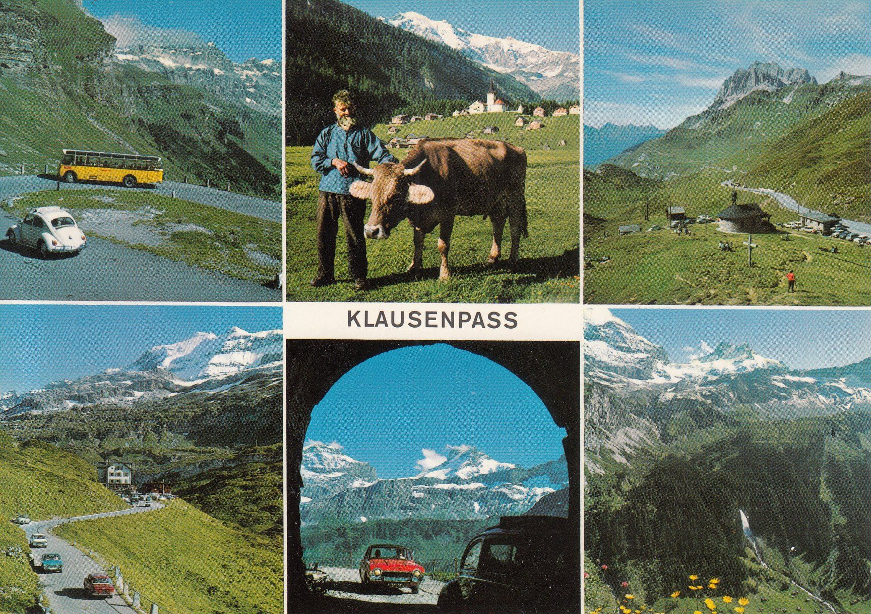 Cartoline postali: Klausenpass 1970 – Usato da Bürglen TG venduto da StampGraf
