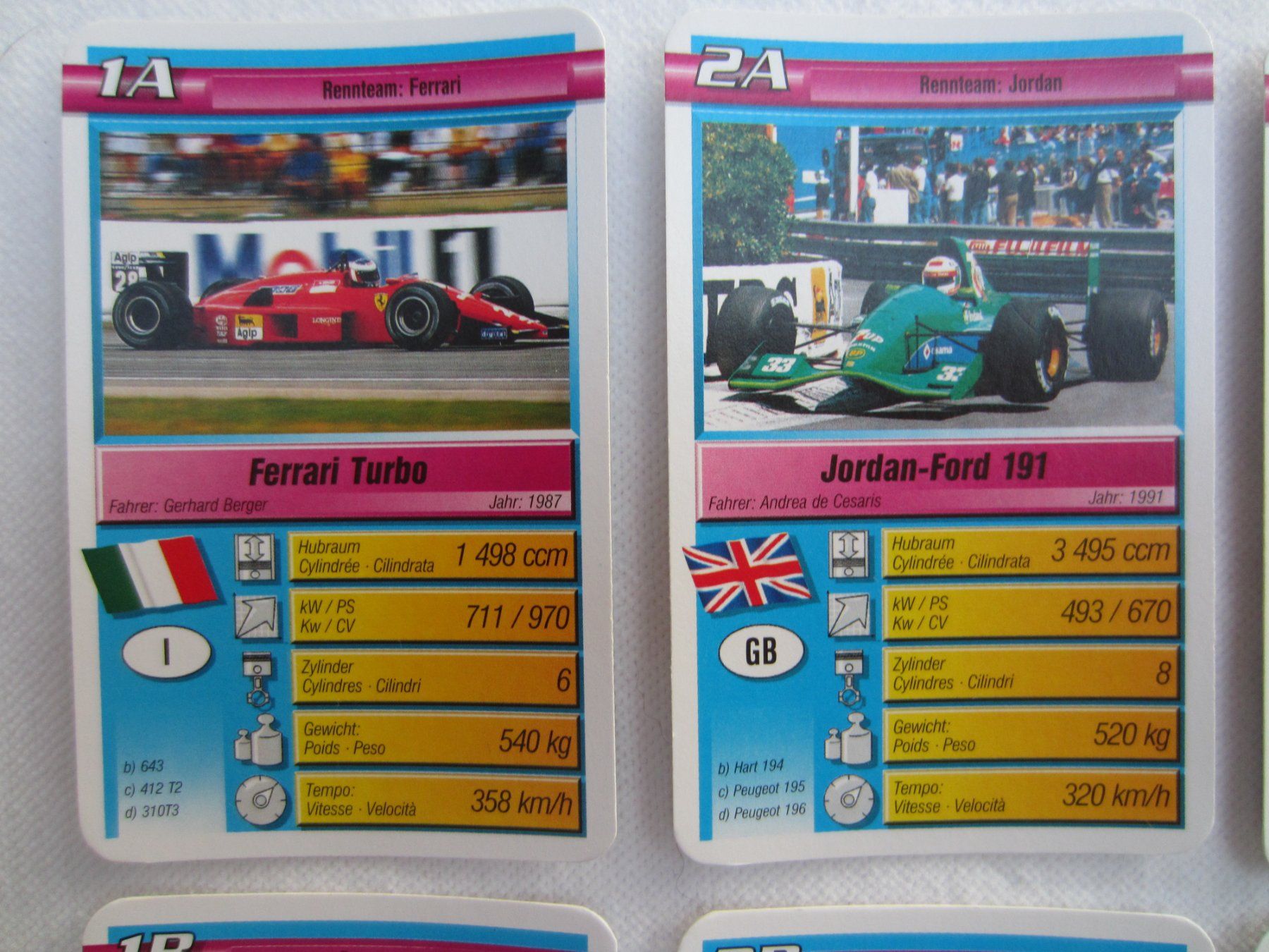 Giochi: Quartett Pole Position Formel 1 F.X. Schmid – Usato da Sursee venduto da Tschiger 4