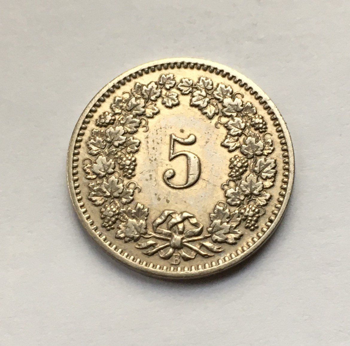 Tutti le monete: 1884 5 Rappen vz+ – Usato da Kirchberg SG venduto da Helveticus00 1