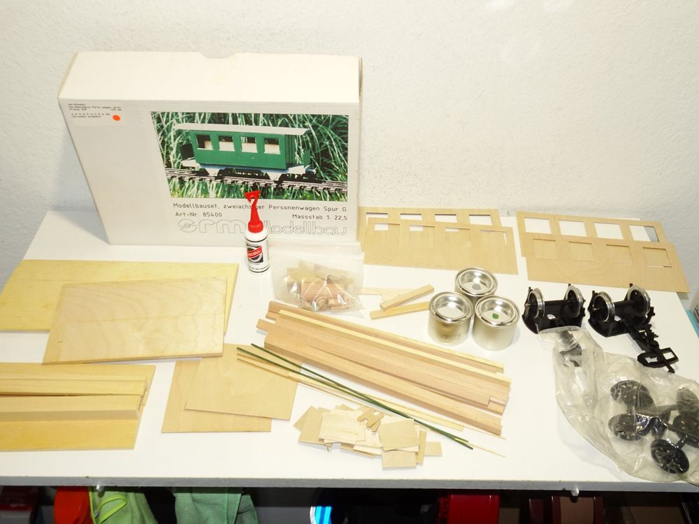 SRM Modellbau Personenwagen Bausatz Spur G 85400 (Gebraucht) in ...