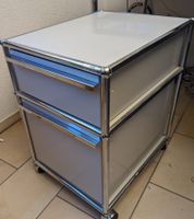 USM Haller Rollcontainer Lichtgrau mit 2 Schubladen