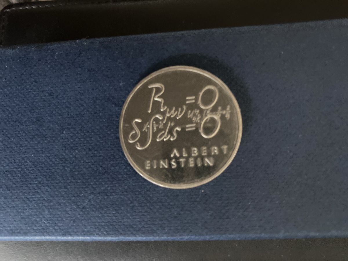 Tutti le monete: Pièce 5 Francs Suisse 1979 Albert Einstein E=mc2 – Nuovo (secondo la descrizione) da Geneve venduto da pat_p76n
