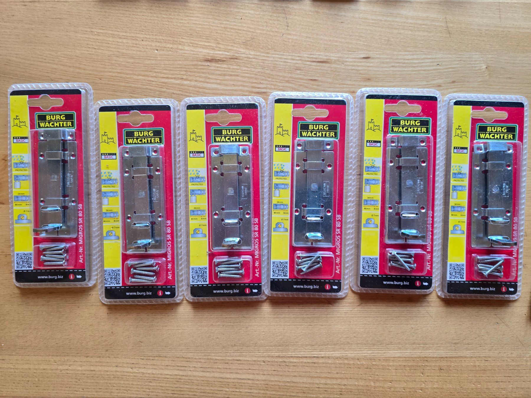 Schlösser: 6x Schloss Riegel Burg Wächter – Neu und originalverpackt aus triesenberg von wisi369