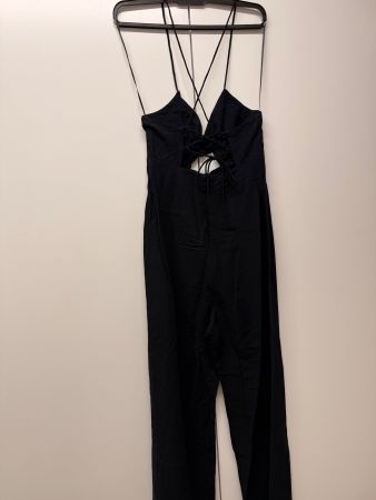 Jumpsuit schwarz mit Trägern und Cut-out, Gr. M -Top Zustand