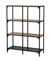 Étagère métal et bois 4 niveaux L100cm H136cm parfait état