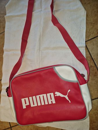 Puma Umhängetasche Rot-Weiss Tasche Schultertasche Sportlich