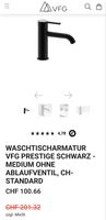 Lavaboarmatur Schwarz VFG