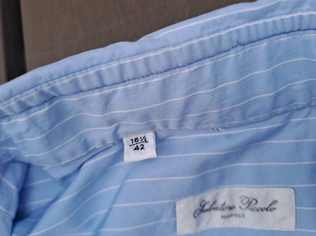 Blusen: Hemd Blau gestreift Gr. 42  – Gebraucht aus Liestal von daspi01 1