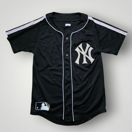 New York Yankees Baseball Jersey, schwarz, Grösse S