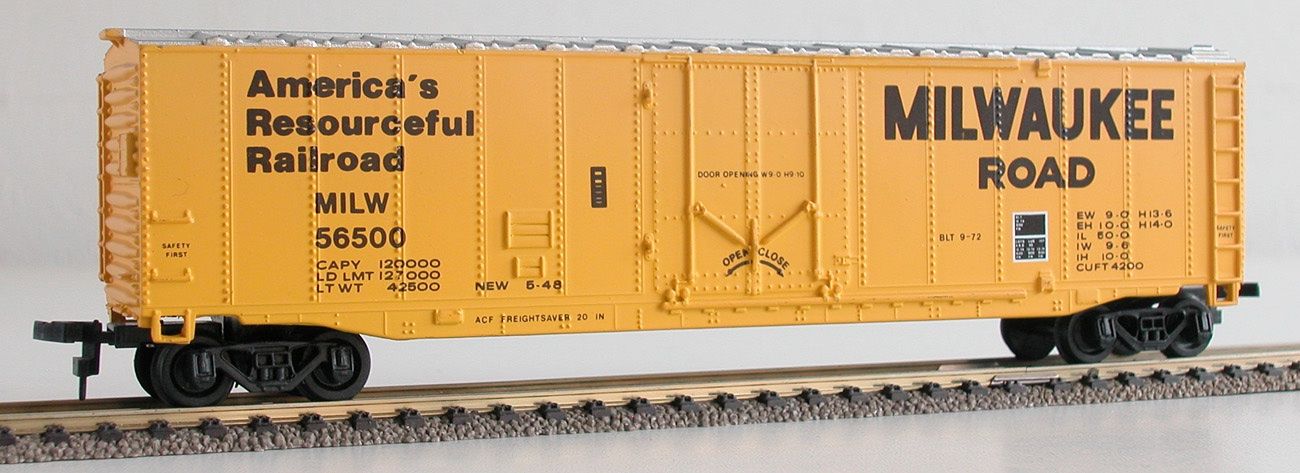 Modelleisenbahnen: Bachmann US Box Car Milwaukee Road Spur H0 – Gebraucht aus Oberwil BL von Klang