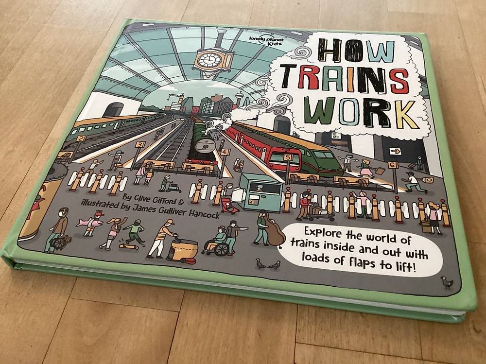 Kinderbuch - How Trains work - with loads of flaps to lift (Gebraucht ...