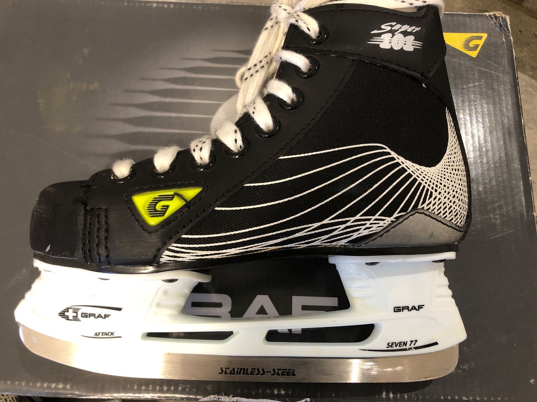 Graf Schlittschuhe: GRAF Eishockeyschuhe Gr. 31 Super 100s Top! – Gebraucht aus Neu St. Johann von thelandy 4
