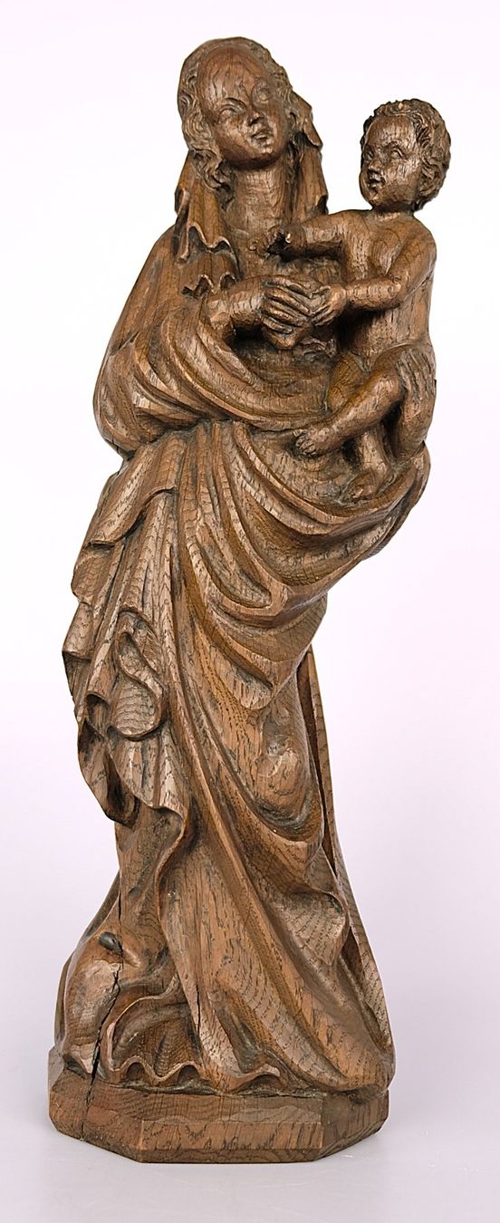 Sculture & Statue: Venediger Madonna mit Kind (mit Eckkonsole) – Usato da Volketswil venduto da brockipfannenstil