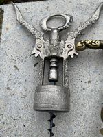 Vintage Korkenzieher 1 x Messing 1x Zinkguss beide top