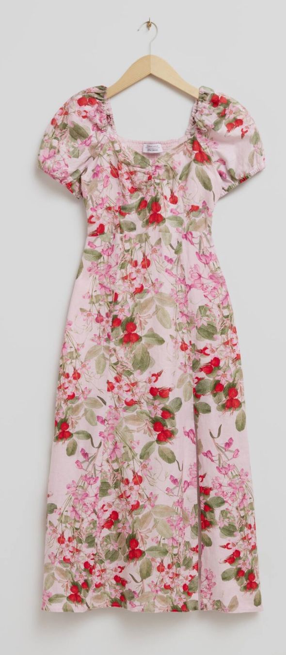 Other Stories Kleider: Leinenkleid & other stories Rosa mit Print 42 – Neu (gemäss Beschreibung) aus Basel von Chocolate_Cupcake 2
