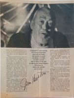 John Huston 1906-87 Autogramm signiert Bild 20x30cm