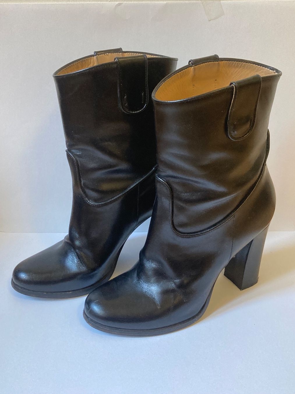Benci Brothers Scarpe da donna: Bottines, cuir noires, pointure 38, portèes 1 fois – Usato da Zürich venduto da martecd 1
