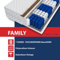 Matratze FAMILY - H3/H4 - 17cm - 160x200