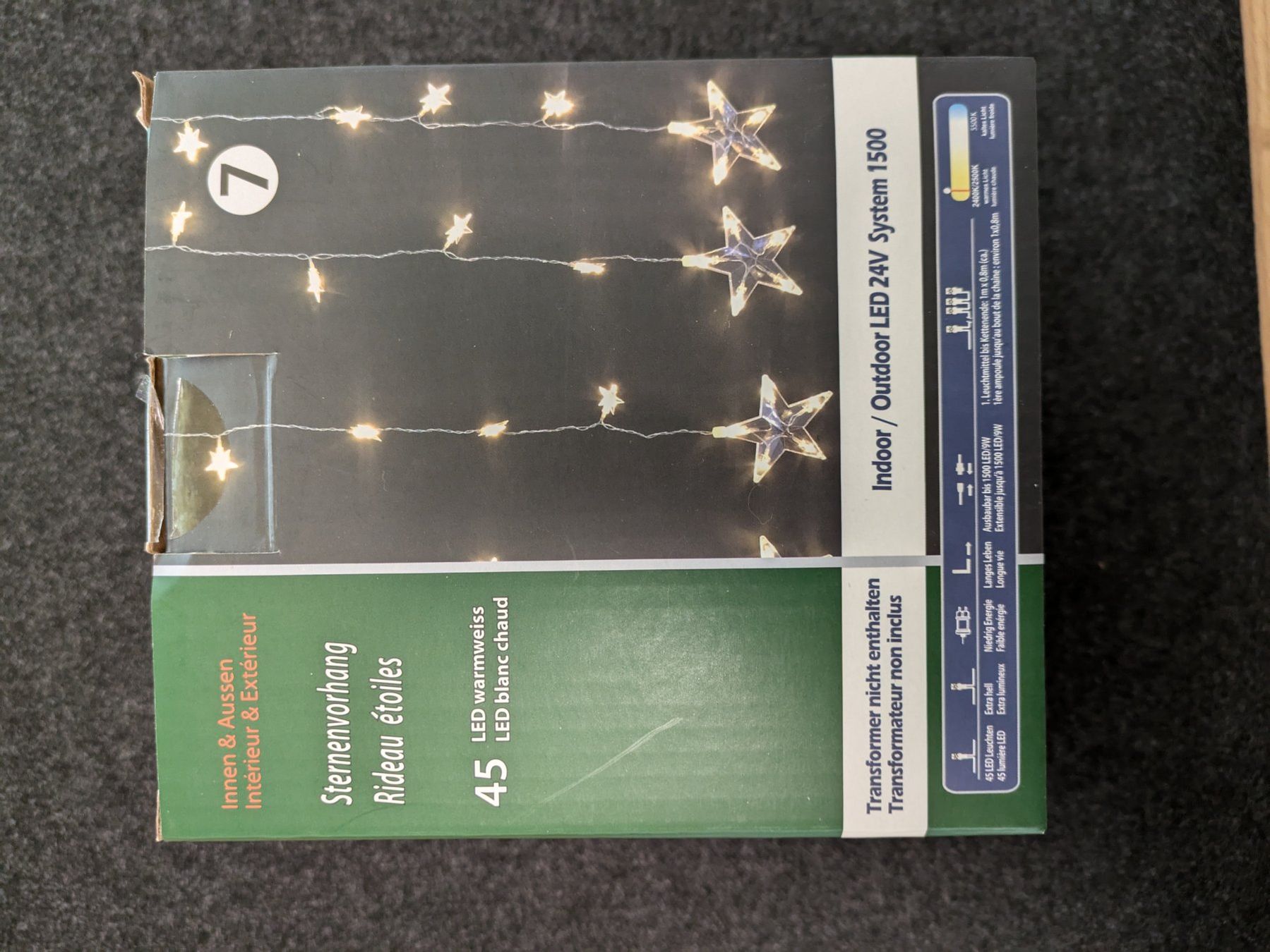 Ghirlande e barre luminose: Weihnachtsdeko Lichterkette Sterne – Nuovo (secondo la descrizione) da Wangen an der Aare venduto da eggerclaudia 1