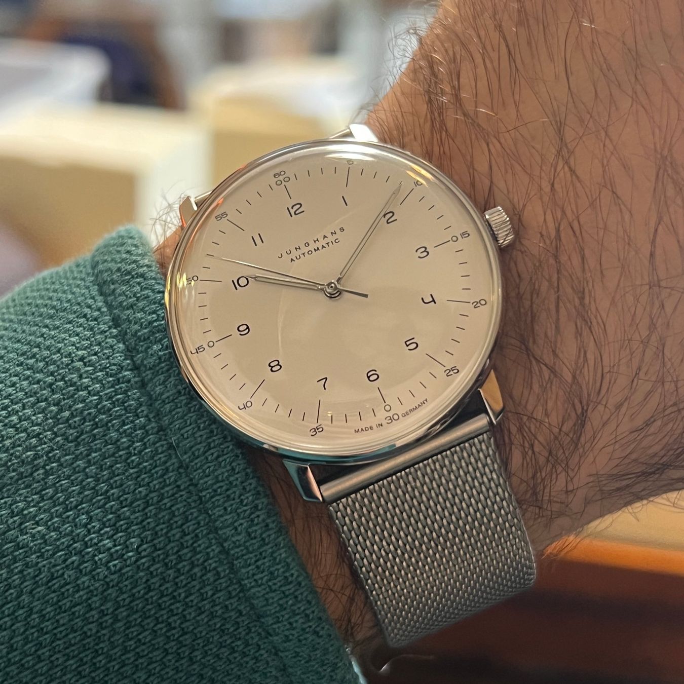 Junghans Uhren: Junghans Max Bill Automatic White Dial Full Set 27/3500 – Gebraucht aus Carouge GE von Watchaser 3